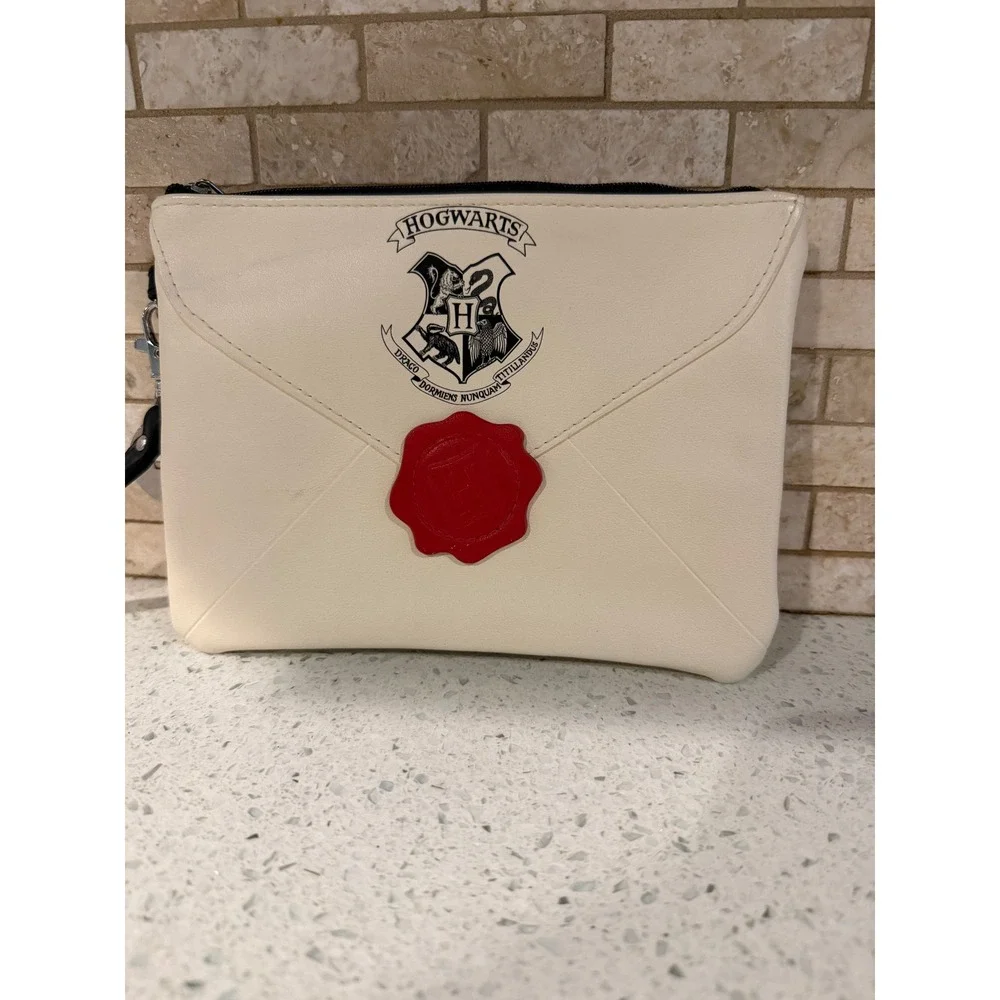 Harry Potter Hogwarts Acceptance Letter Wristlet Clutch Hedwig Charm